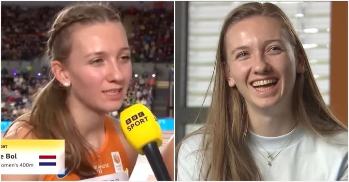 The reason why Dutch star Femke Bol's voice sounds so high-pitched after a race