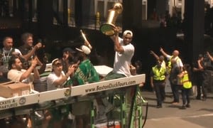 Live updates: Celtics celebrate Banner 18 with duck boat parade in Boston