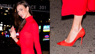 Karlie Kloss Gets Fiery in Red Shoes at Carolina Herrera’s Good Girl Perfume Party