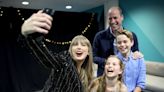 Taylor Swift poses for selfie with Prince William, George and Charlotte at sell-out Wembley show