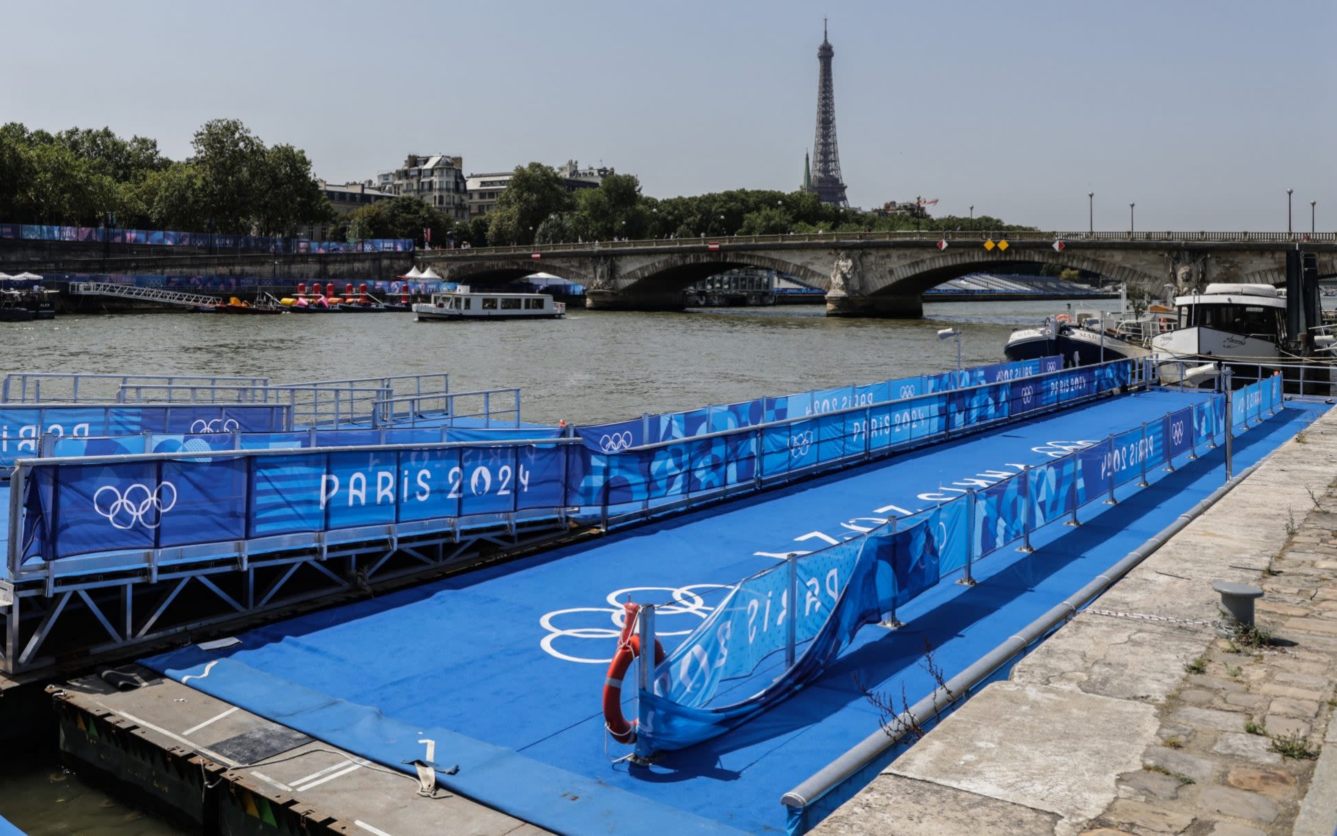 Triathlon postponement a symbolic blow to Paris 2024’s Seine vision