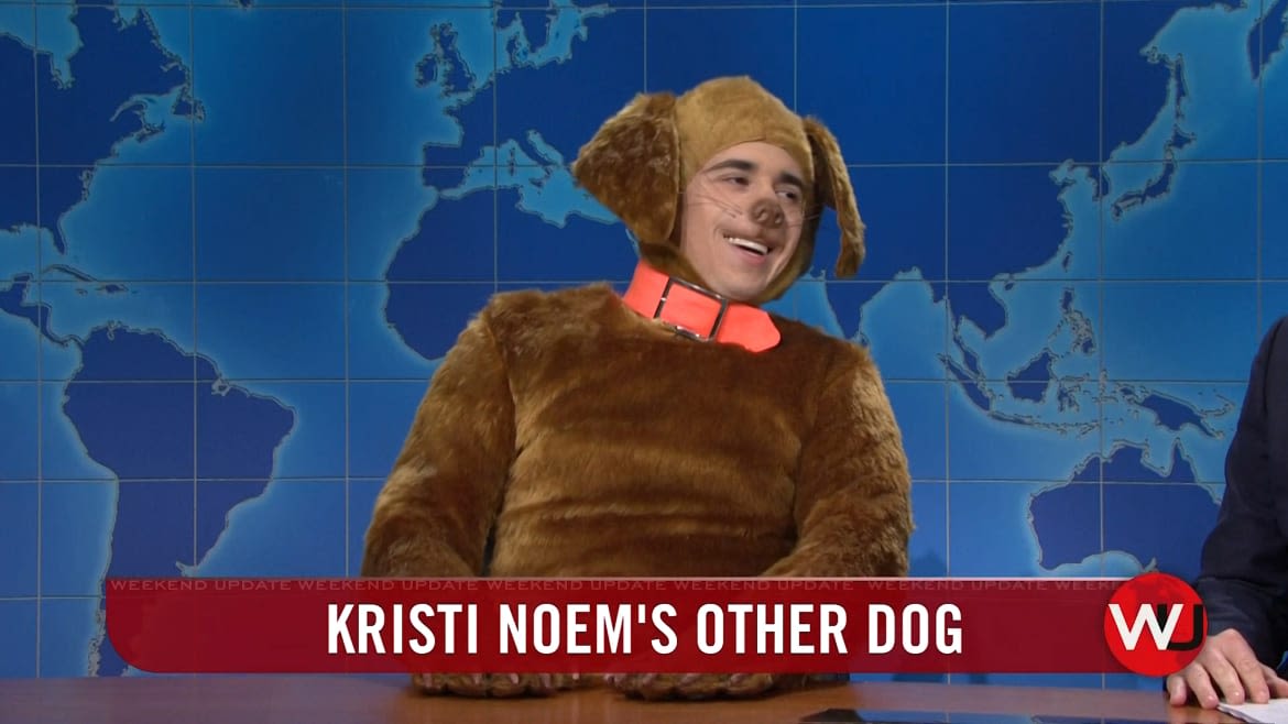 Kristi Noem’s New Dog Pleads for His Life on SNL