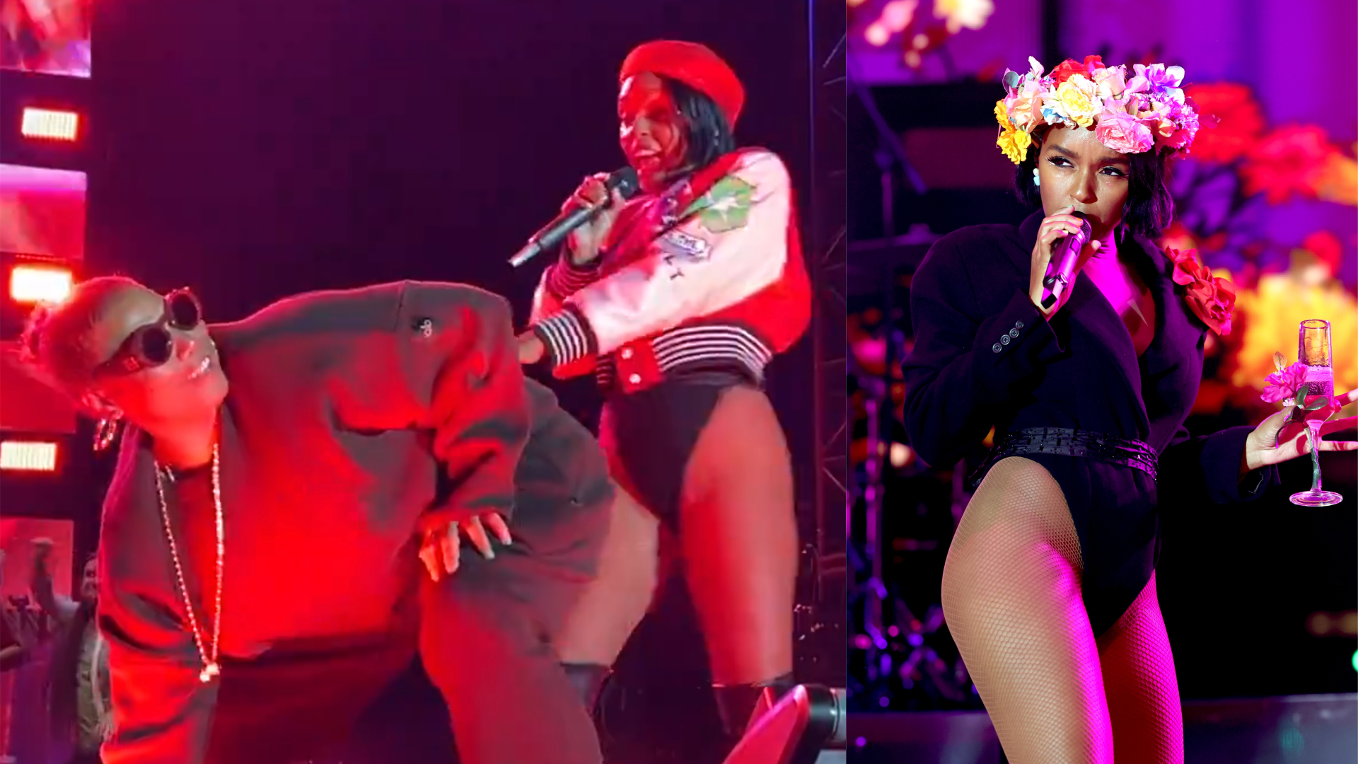 Watch Queen Latifah Back That Thang Up On Janelle Monáe At OUTLOUD Music Fest For Pride