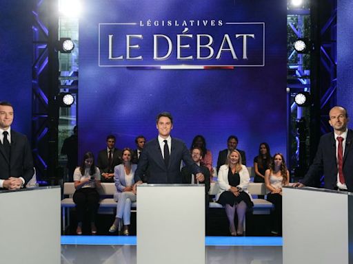 No punches land in France’s first major election debate