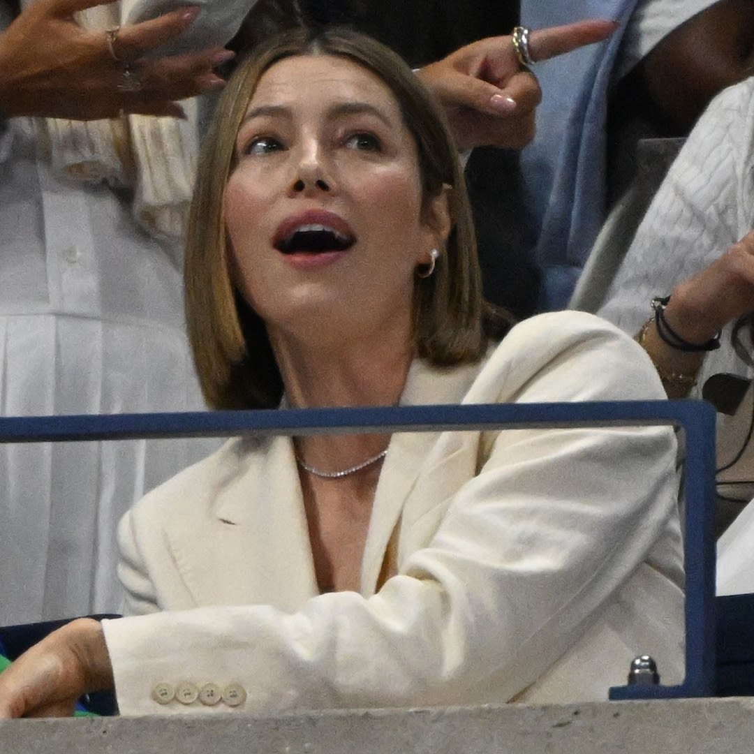 Jessica Biel and Son Silas Timberlake Serve Up Adorable Bonding Moment in Rare Photo at U.S. Open - E! Online