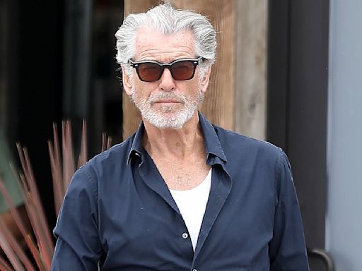 Pierce Brosnan, 71, looks dashing while running errands in Malibu