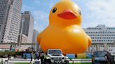 Giant Jeep duck dominates Detroit Auto Show