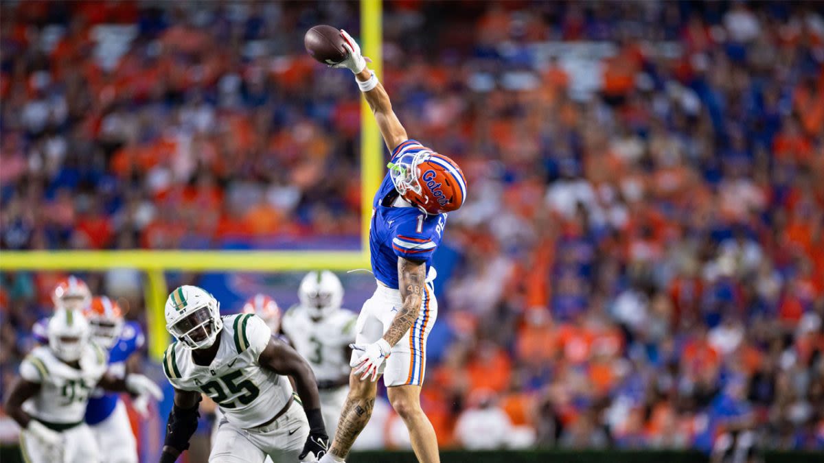 Pearsall breaks down viral one-handed catch he made at Florida
