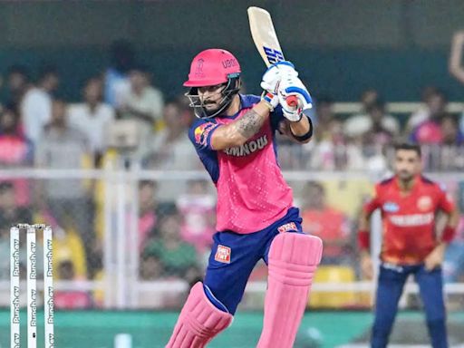 Riyan Parag makes 48 on home ground, but Rajasthan Royals labour to 144/9 against Punjab Kings | Cricket News - Times of India