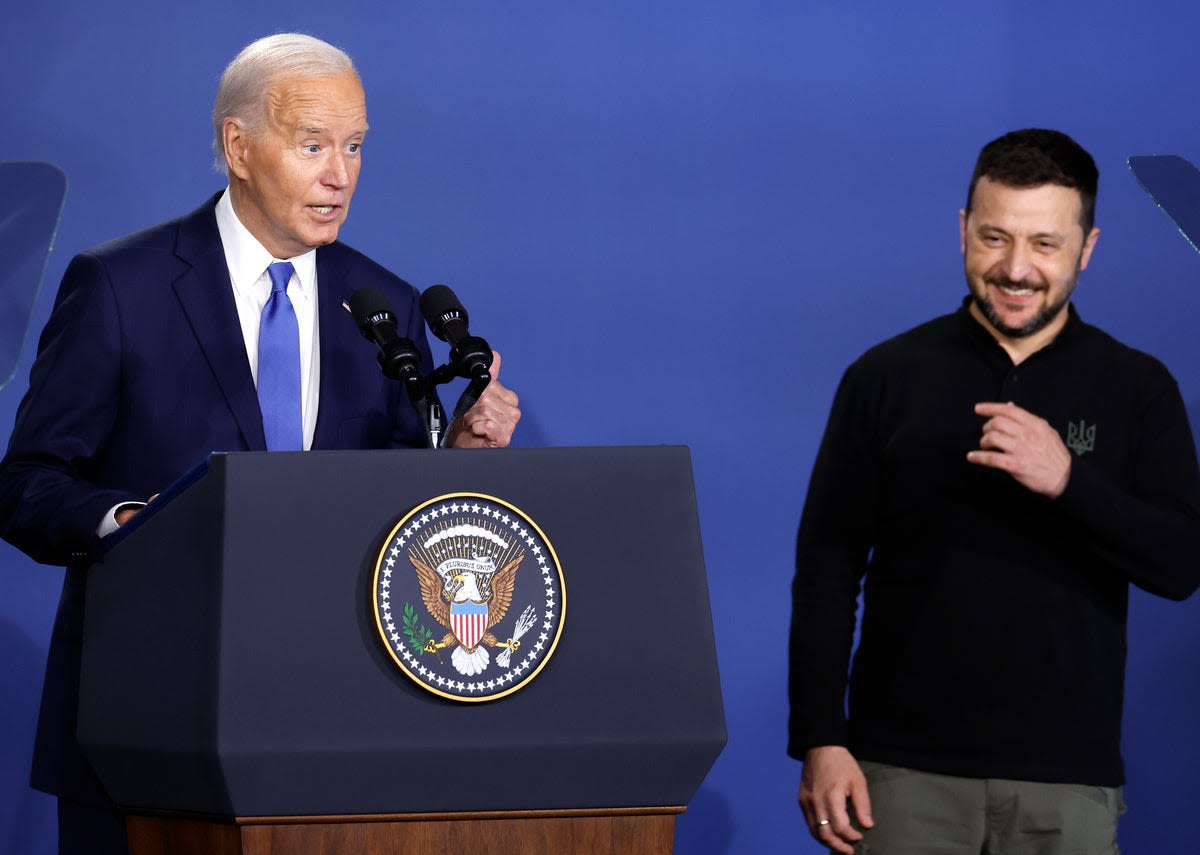 Biden calls Kamala Harris ‘Vice President Trump’ at press conference hours after calling Zelensky ‘President Putin’: Live updates