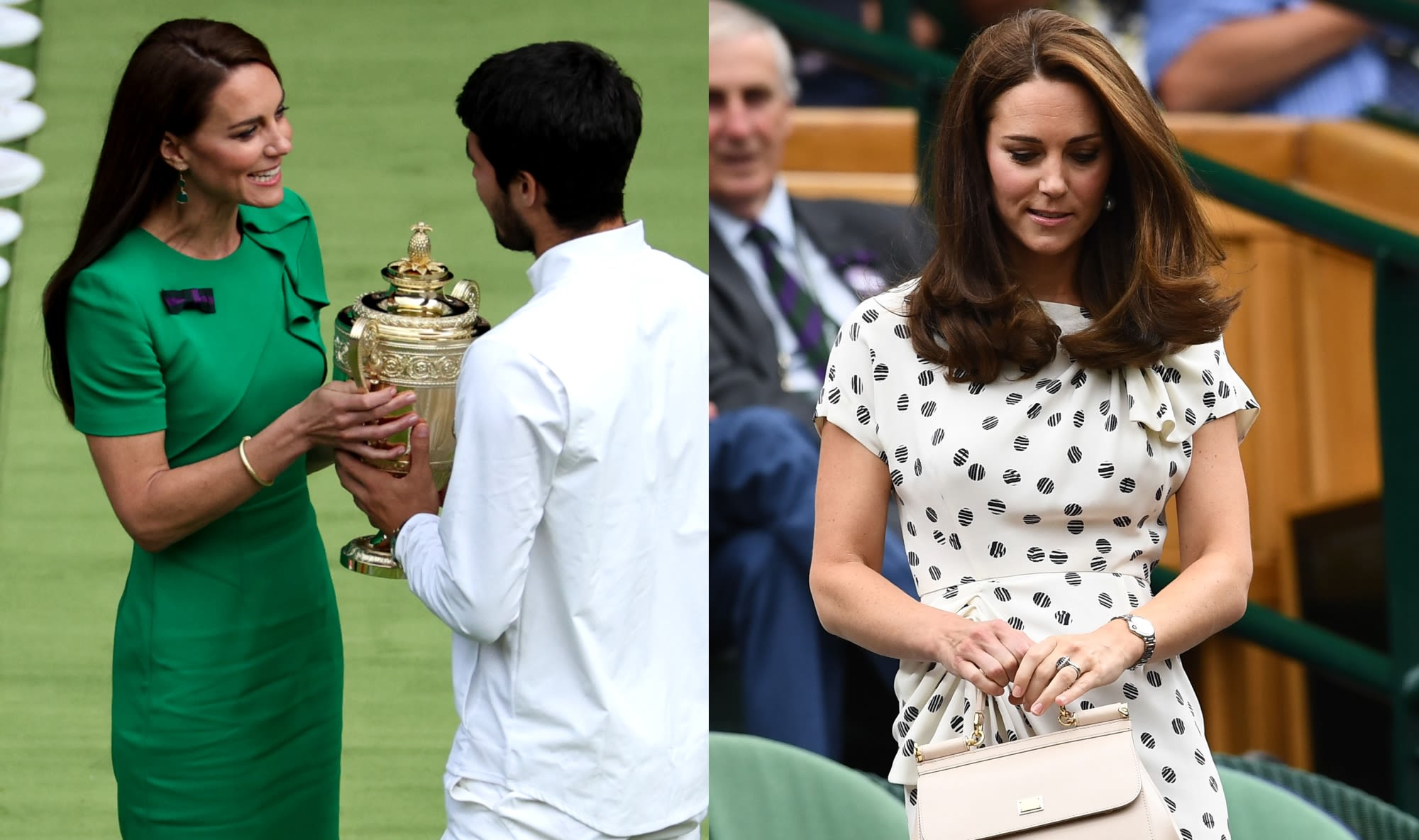 Kate Middleton’s Wimbledon Outfits Through the Years: Going Green in Roland Mouret, Embracing Prints in Jenny Packham and More Looks