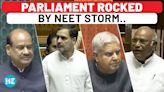 NEET Row Explodes In Parliament: Watch Rahul Vs Om Birla & Dhankar Vs Kharge Fiery Exchange
