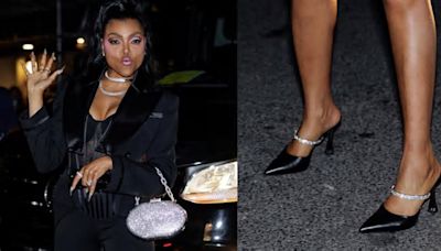 Taraji P. Henson Steps Out in Charles & Keith Pointed-Toe Mules in New York City