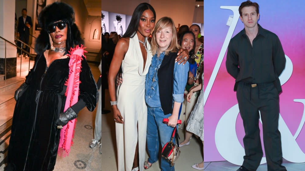 Naomi Campbell, Grace Jones, Kate Moss at the V&A Summer Party, the Fashion Event of the Season