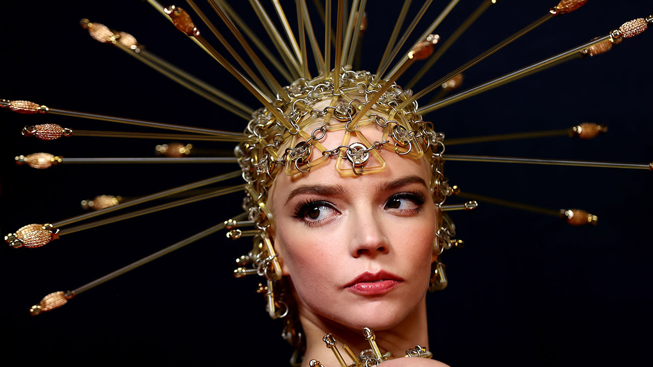 Anya Taylor-Joy Wears Transparent Gold Dress With Giant Spikes to ‘Furiosa’ Premiere