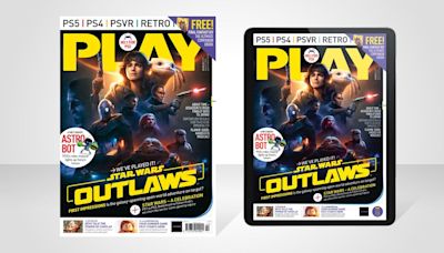 Star Wars Outlaws hyperspace jumps onto PLAY’s cover