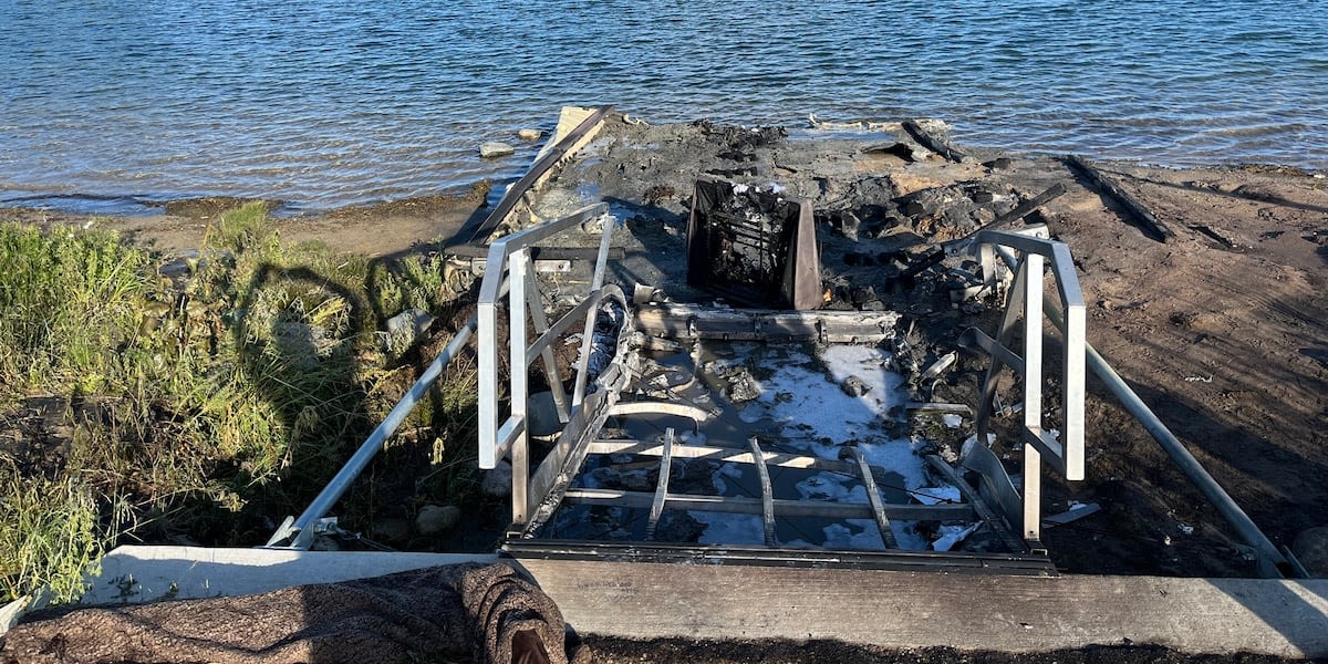 Eaton County Parks and Recreation dock a ‘total loss’ after fire early Friday morning