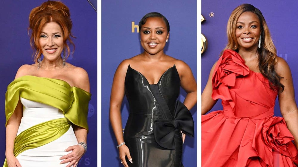 ‘Abbott Elementary’ Cast Coordinated With Shoulder-baring Styles on the Emmy Awards 2024 Red Carpet