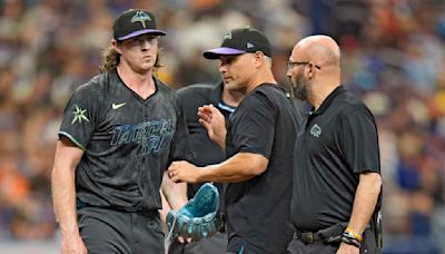 Rays starting pitcher Ryan Pepiot placed on 15-day IL with bruised lower left leg