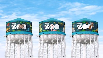 Detroit Zoological Society unveils new design for iconic I-696 water tower