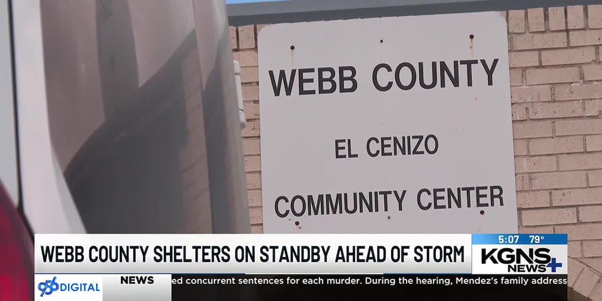 Webb County shelters on standby ahead of storm