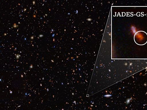 Cómo detectó el telescopio espacial James Webb la galaxia más cercana al origen del universo