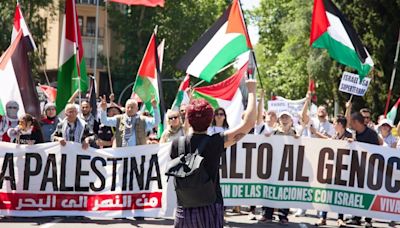 Unas 4.000 personas en Madrid piden al Gobierno romper relaciones con Israel y claman por el alto al fuego en Gaza