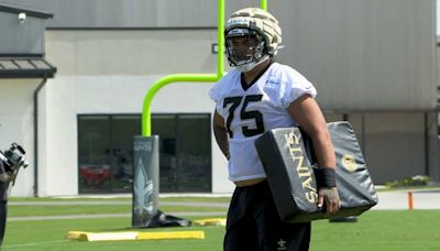 WATCH NOW: Saints rookie OL Taliese Fuaga tells us about working at both left and right tackle