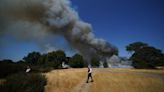 Fires tear through grassland across the UK amid tinder-dry drought conditions