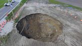 Giant sinkhole in southern Illinois causes indefinite road closure