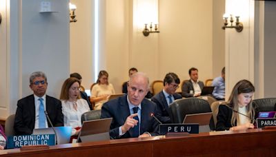 Canciller resalta “compromiso con la democracia” de candidato peruano a la Corte IDH