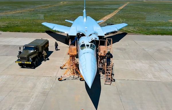 Ukrainian drone strikes Russian supersonic bomber