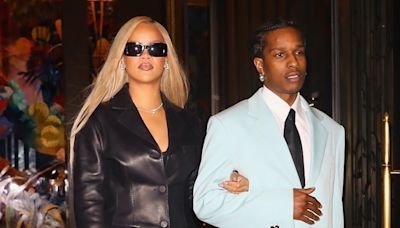 Rihanna & A$AP Rocky Make One Stylish Couple While Stepping Out for Dinner in NYC