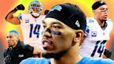 Lions Receiver Amon-Ra St. Brown Is Working to Grow Football