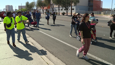 Sheriff, leaders walk ‘dangerous’ Las Vegas road for 2nd annual ‘Big Walk’