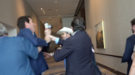 Alex Stein Scuffles with Dan Crenshaw Staff at Texas Republican Convention in Houston