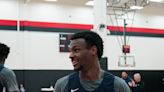 With dad LeBron courtside, Bronny James scores 11 points in Team USA win at Nike Hoop Summit