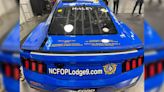 NASCAR team honors fallen officers with special paint scheme