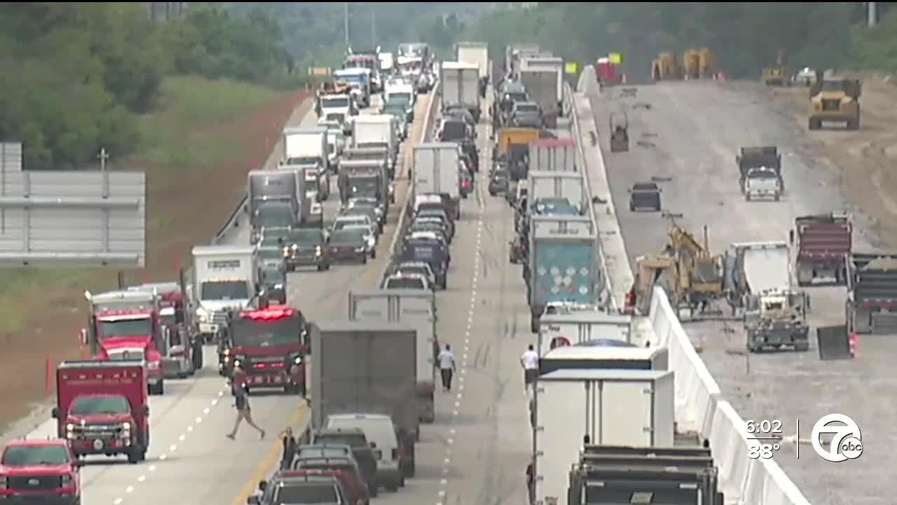 40-minute response time: Traffic backup on I-696 causes delay for firefighters