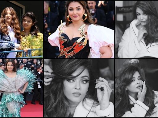 "She could've worn bathrobe at red carpet": Aishwarya Rai exudes elegance in B&W BTS photos from Cannes