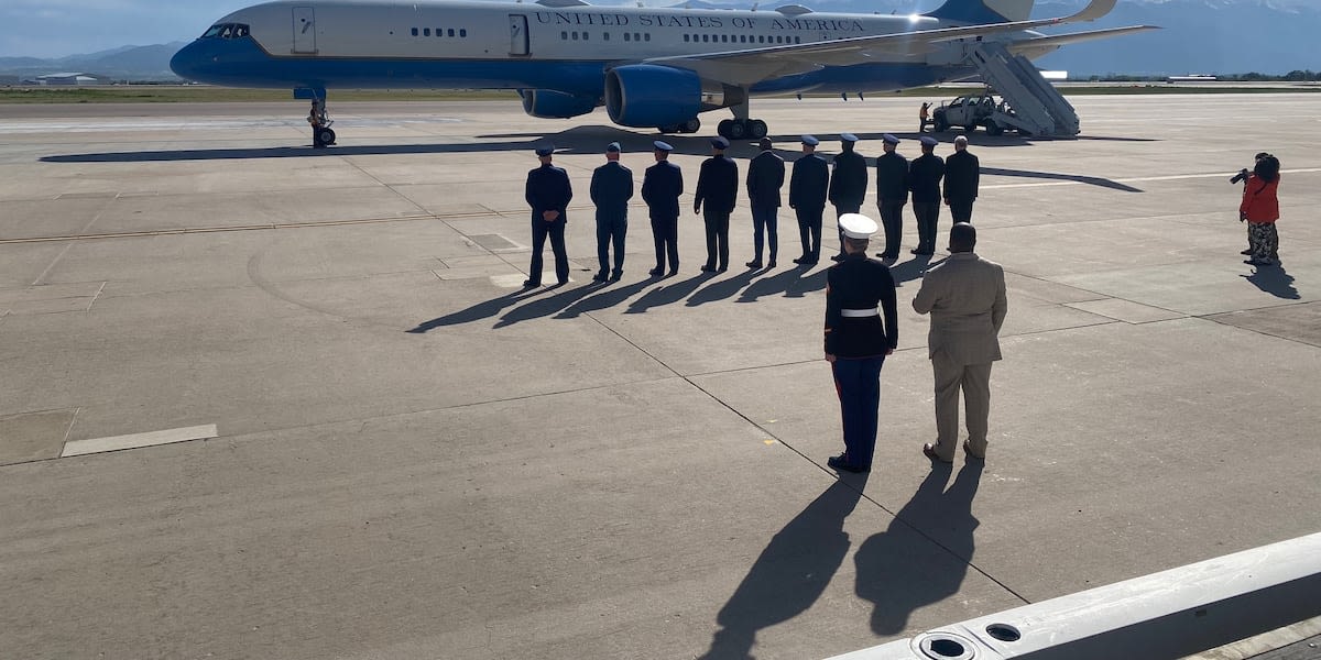 Vice President Kamala Harris visits Colorado Springs for Air Force Academy Commencement