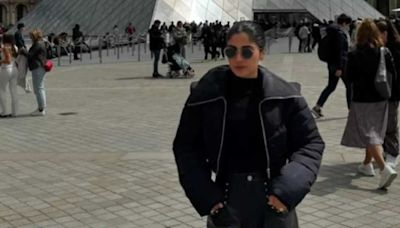 Actress Bhumi Pednekar delights in Parisian ambiance, shares enchanting pictures - Times of India