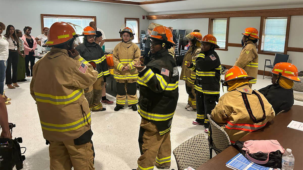 Girls Future Firefighter Camp in Bloomfield gives hands-on training in the field