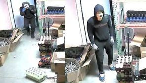 Police searching for 2 men who stole $15,000 in wigs, lashes and suitcases from beauty store