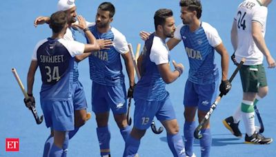Olympics 2024: India put one foot in quarterfinals in men's hockey with 2-0 win over Ireland - The Economic Times