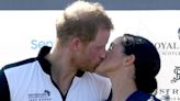 Meghan gives Harry passionate kiss after polo victory as Netflix captures moment