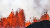 Iceland volcano erupts again, shooting lava into the sky
