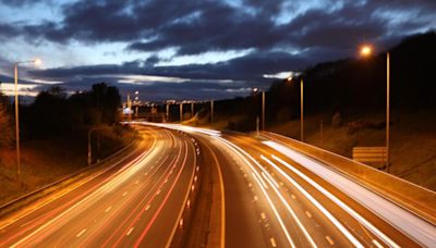 Man was punched and kicked unconscious on hard shoulder of the M62