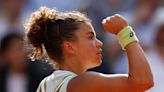 Paolini surprises herself by reaching her first Grand Slam final at the French Open