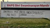 Canada: Hindu Temple Vandalised, Defaced With Graffiti In Edmonton; Visuals Surface